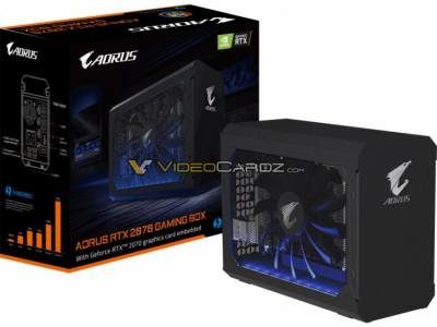 Gigabyte готовит внешнюю 3D-карту Aorus RTX 2070 Gaming Box