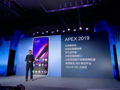 Представлен Vivo APEX 2019 — смартфон без отверстий и c модемом 5G