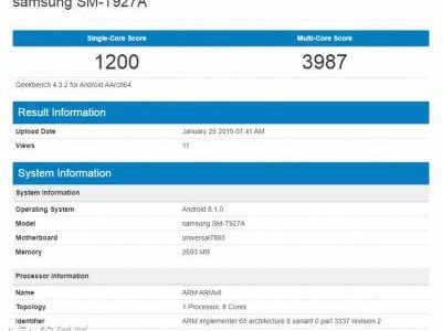 Огромный планшет Samsung Galaxy View 2 получит 3 ГБ ОЗУ