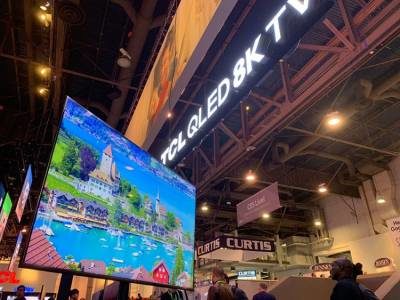 Китайская компания TCL представила 75-дюймовый 8K QLED телевизор